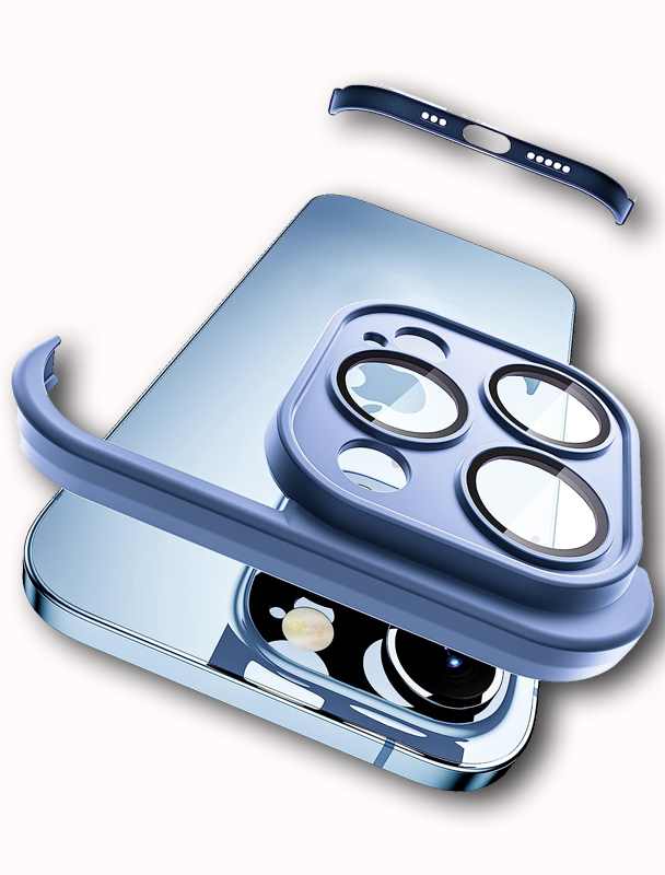 LENS PROTECTOR IPHONE 13 PRO PLAVA SILIKONSKA ZASTITA