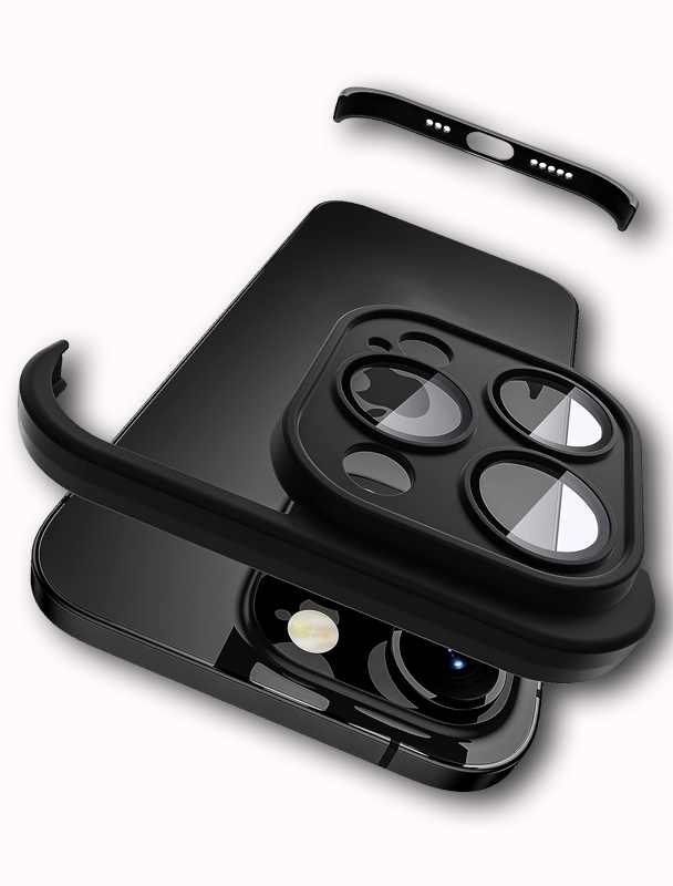 LENS PROTECTOR IPHONE 14 PRO CRNA SILIKONSKA ZASTITA