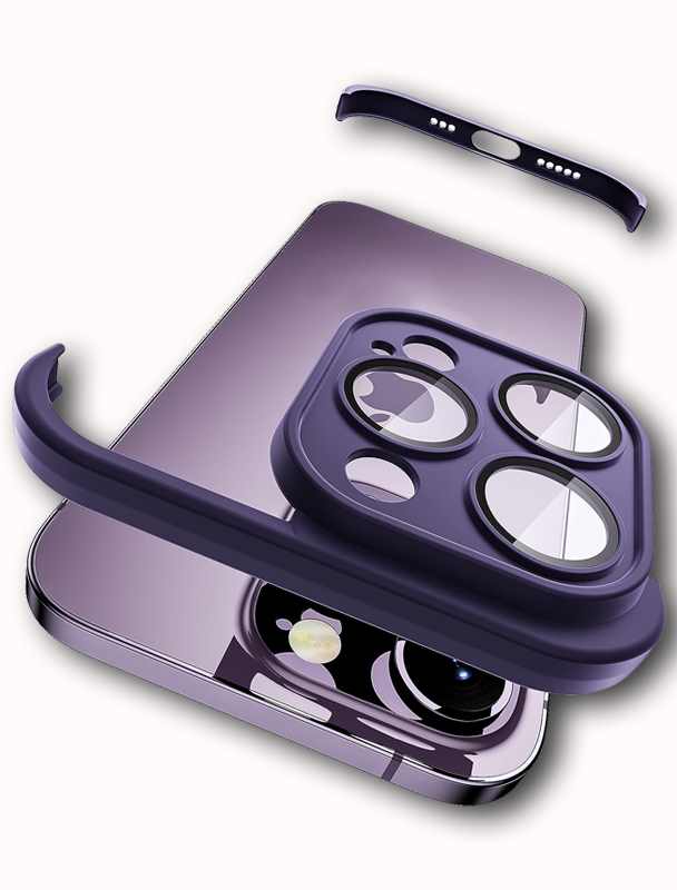 LENS PROTECTOR IPHONE 14 PRO LJUBICASTA SILIKONSKA ZASTITA
