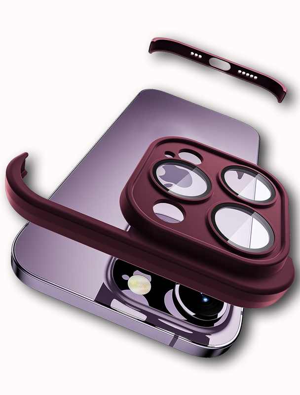 LENS PROTECTOR IPHONE 14 PRO BORDO SILIKONSKA ZASTITA