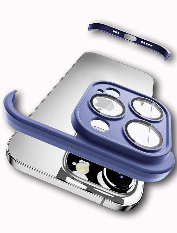 LENS PROTECTOR IPHONE 14 PRO MAX PLAVA SILIKONSKA ZASTITA