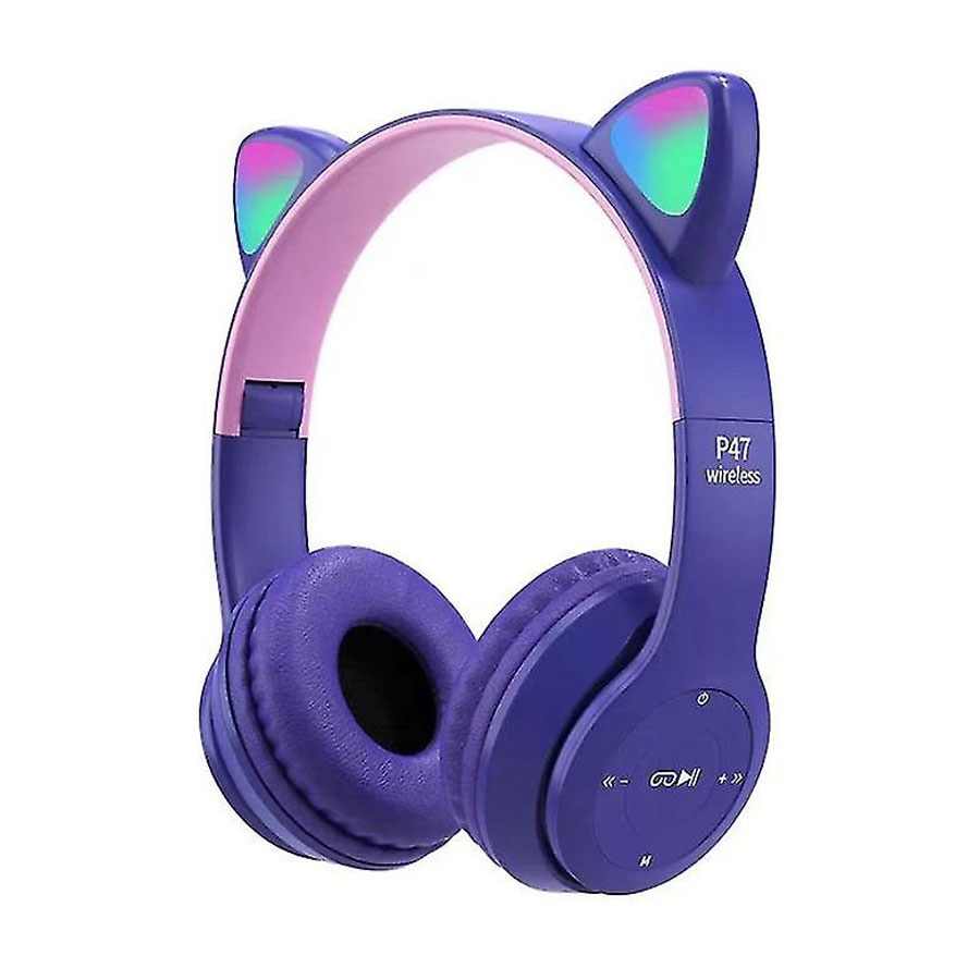 SLUSALICE CAT EAR P47 LJUBICASTA