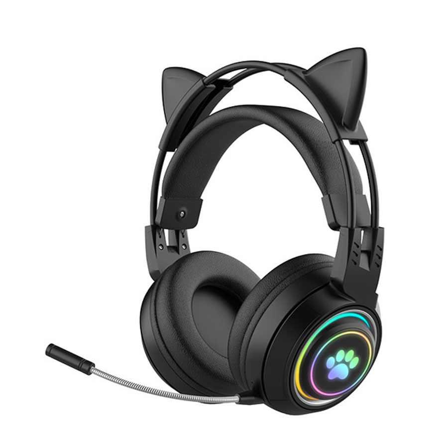 CAT EAR GAMING SLUSALICE BLUETOOTH SY-T25 CRNA