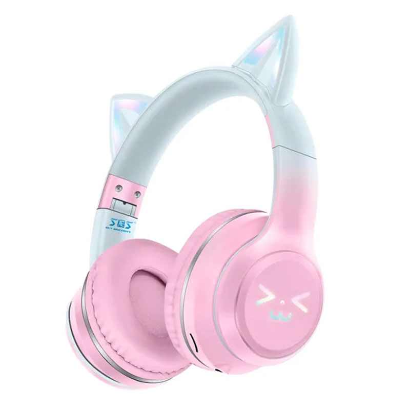 CAT EAR SLUSALICE BLUETOOTH HZ-BT612 PINK