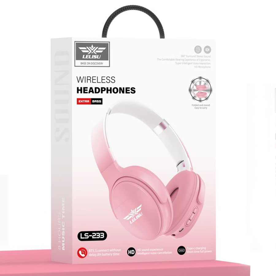 LELISU LS-233 PINK BLUETOOTH SLUSALICE