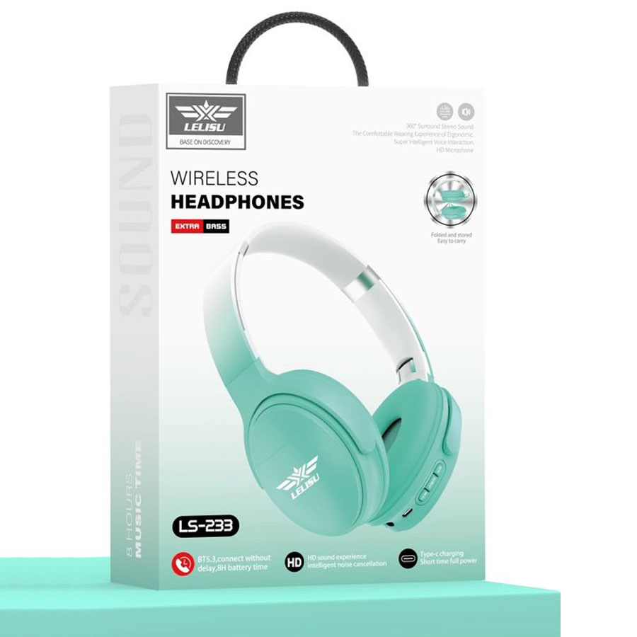 LELISU LS-233 ZELENA BLUETOOTH SLUSALICE