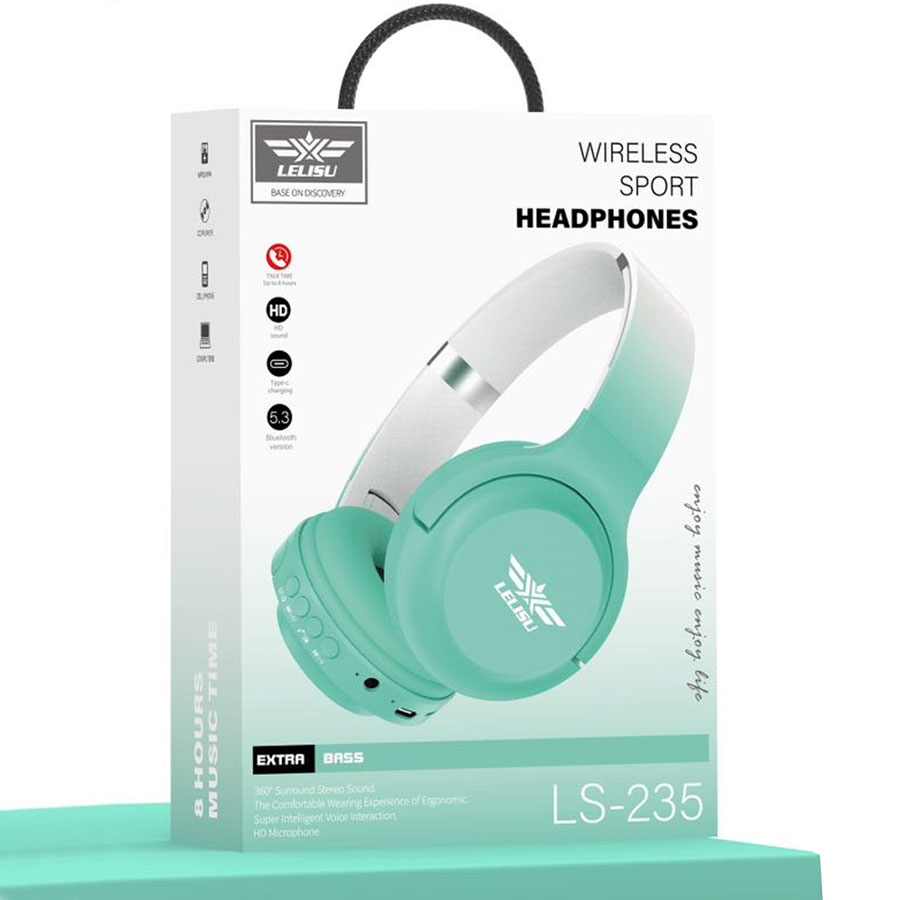 LELISU LS-235 ZELENA BLUETOOTH SLUSALICE