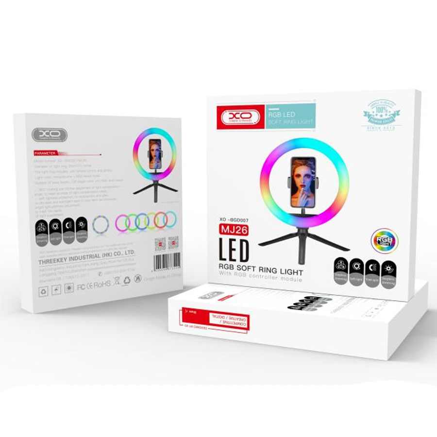 RING LIGHT 10INCH RGB LED XO-BGD007/MJ26 XO