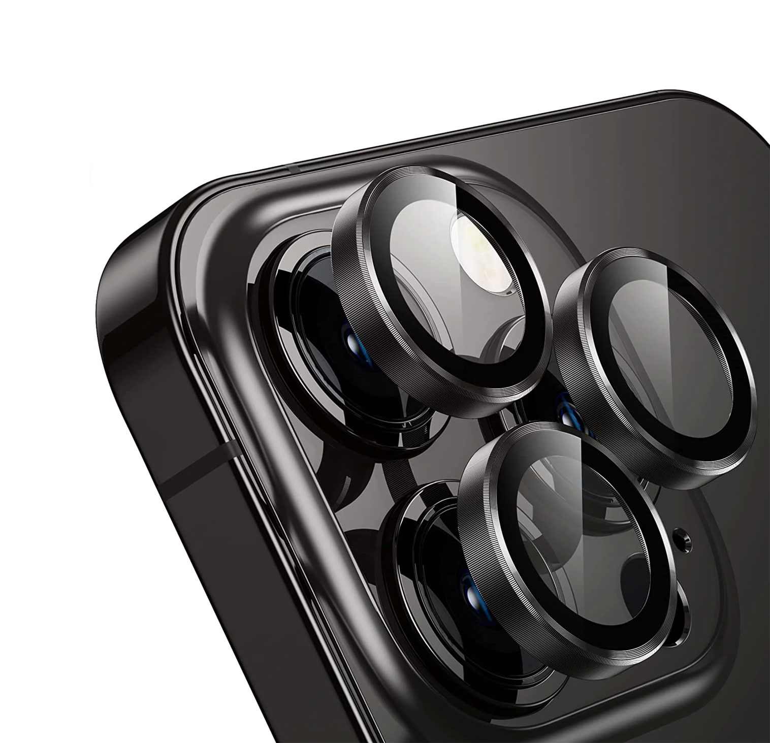 POSITIONER STAKLO KAMERE METAL IPHONE 12 PRO MAX CRNA