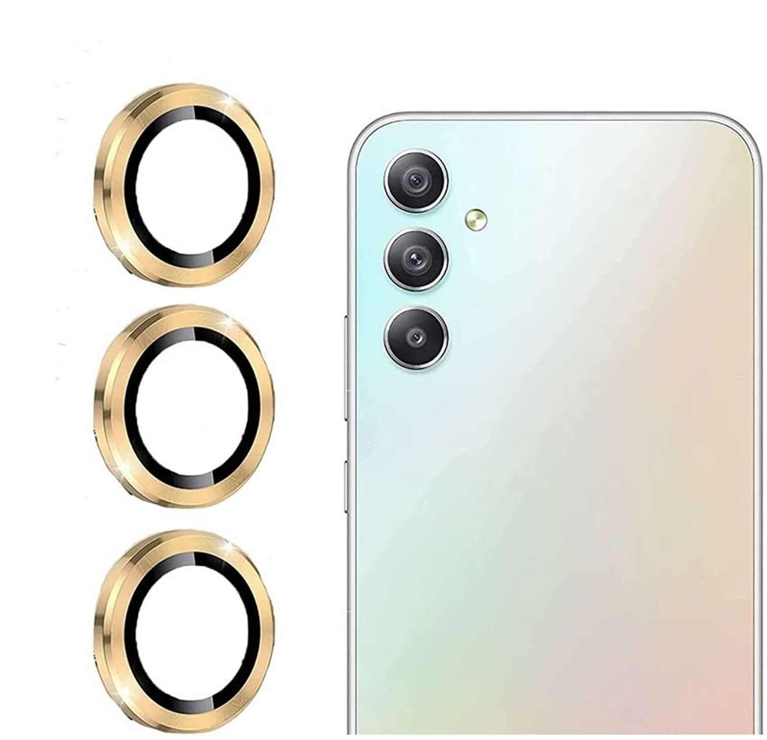 POSITIONER STAKLO KAMERE METAL SAMSUNG A14 ZLATNA
