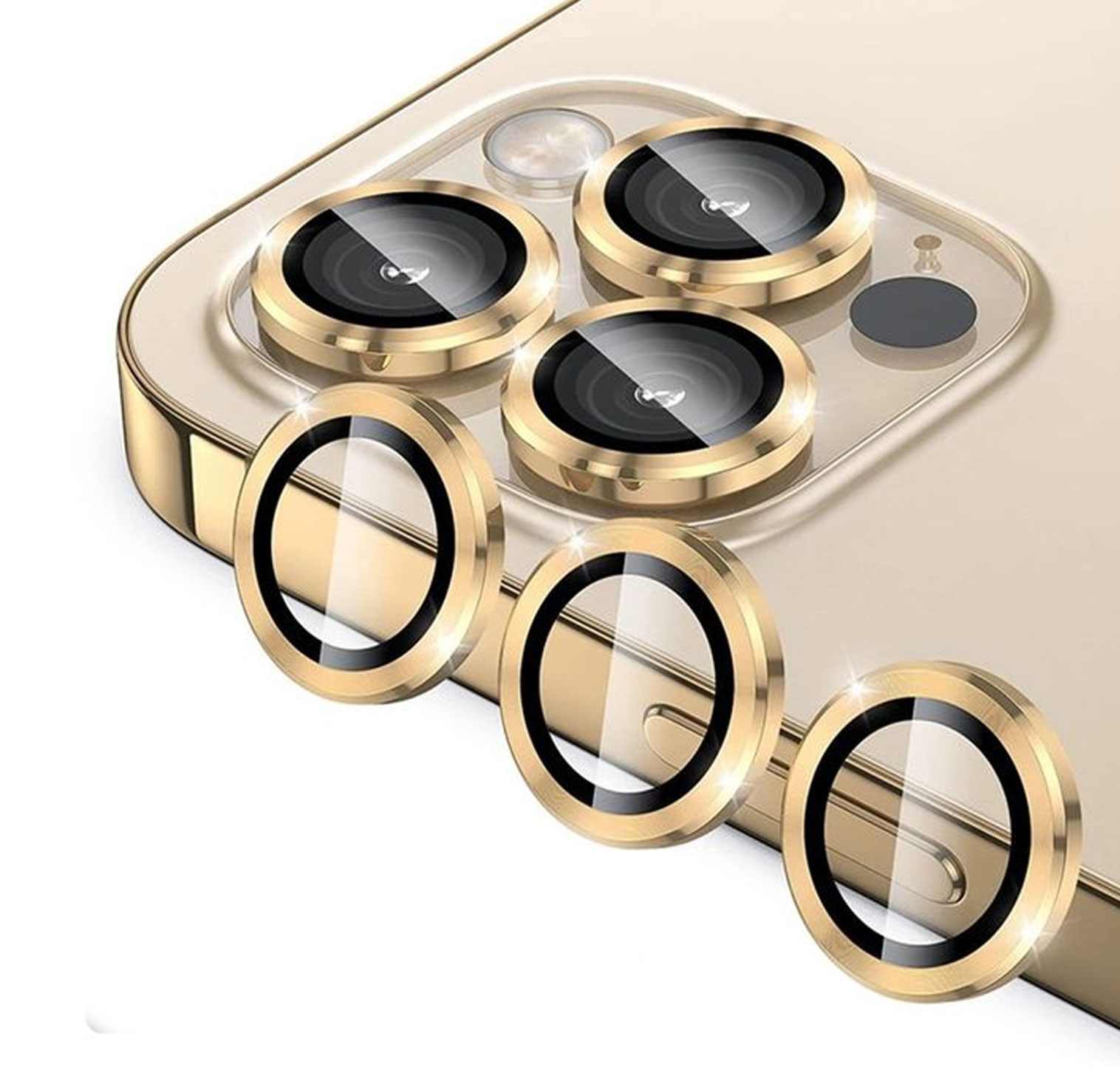 POSITIONER STAKLO KAMERE METAL IPHONE 11/12 MINI ZLATNA