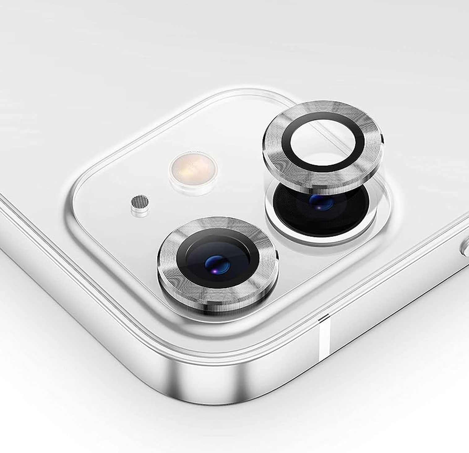 POSITIONER STAKLO KAMERE METAL IPHONE 12 SREBRENA