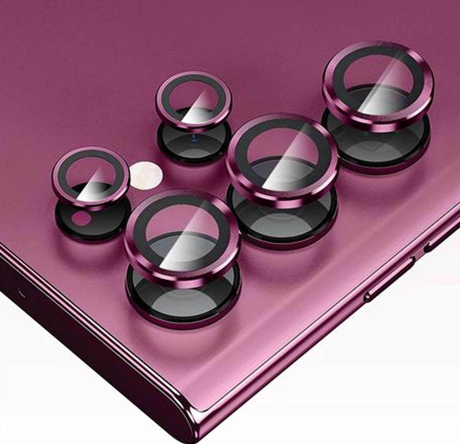 POSITIONER STAKLO KAMERE METAL SAMSUNG S22 ULTRA PINK