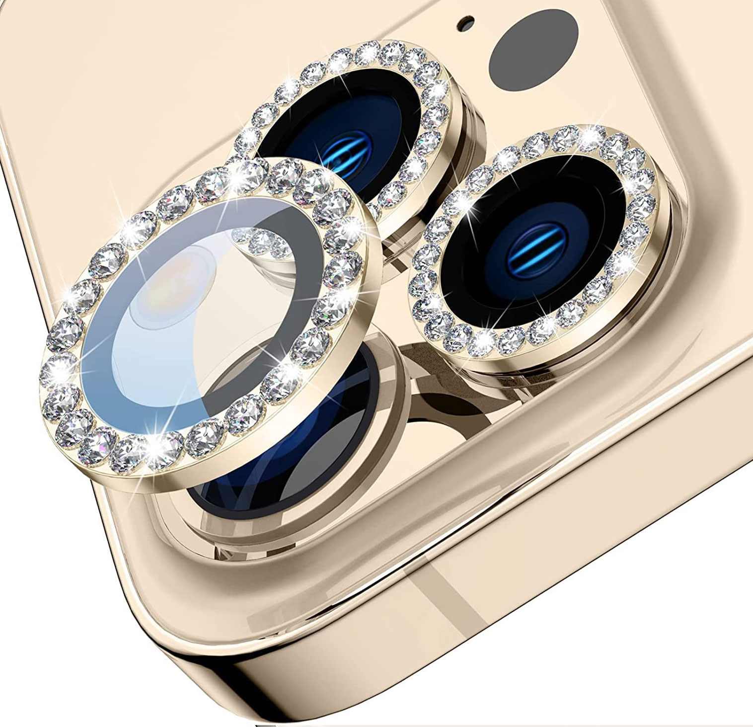 POSITIONER STAKLO KAMERE DIAMOND IPHONE 11 PRO/11 PRO MAX ZLATNA