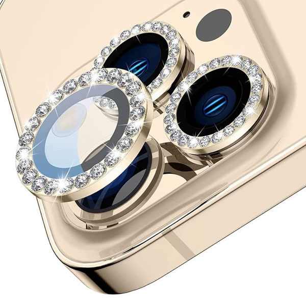 POSITIONER STAKLO KAMERE DIAMOND IPHONE 14 /14 PLUS ZLATNA