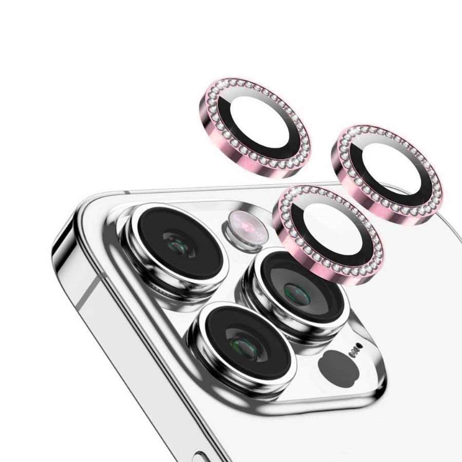 POSITIONER STAKLO KAMERE DIAMOND IPHONE 13 PRO/13 PRO MAX PINK