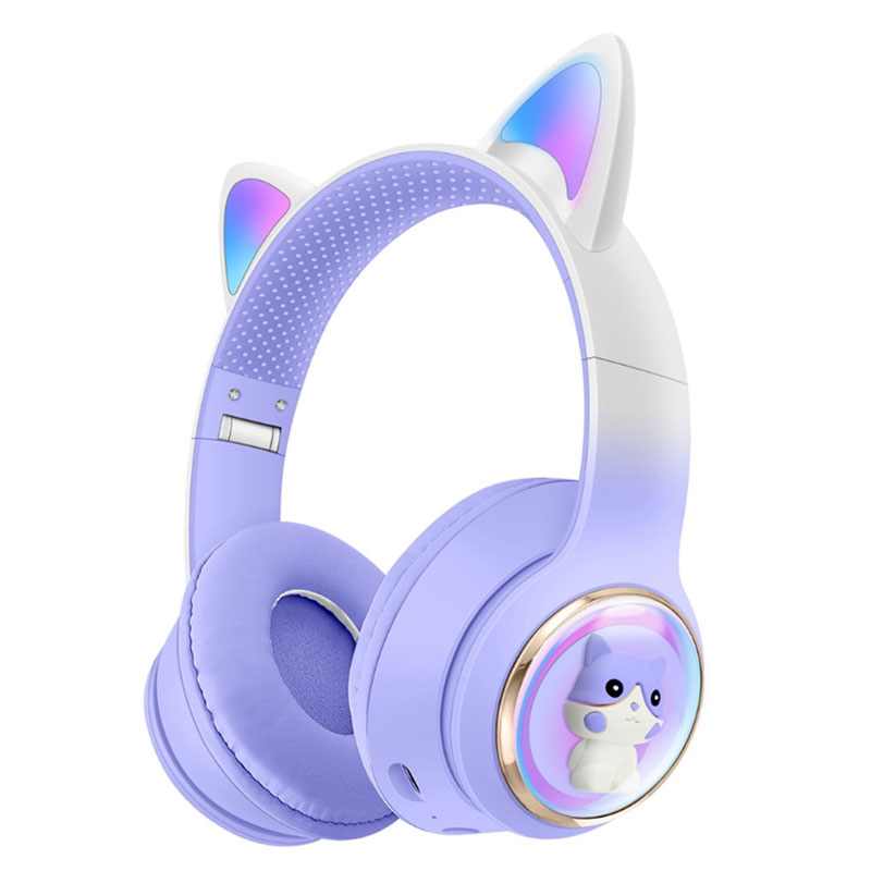 BLUETOOTH SLUSALICE AKZ-60 CAT EAR 5.3BT LJUBICASTA