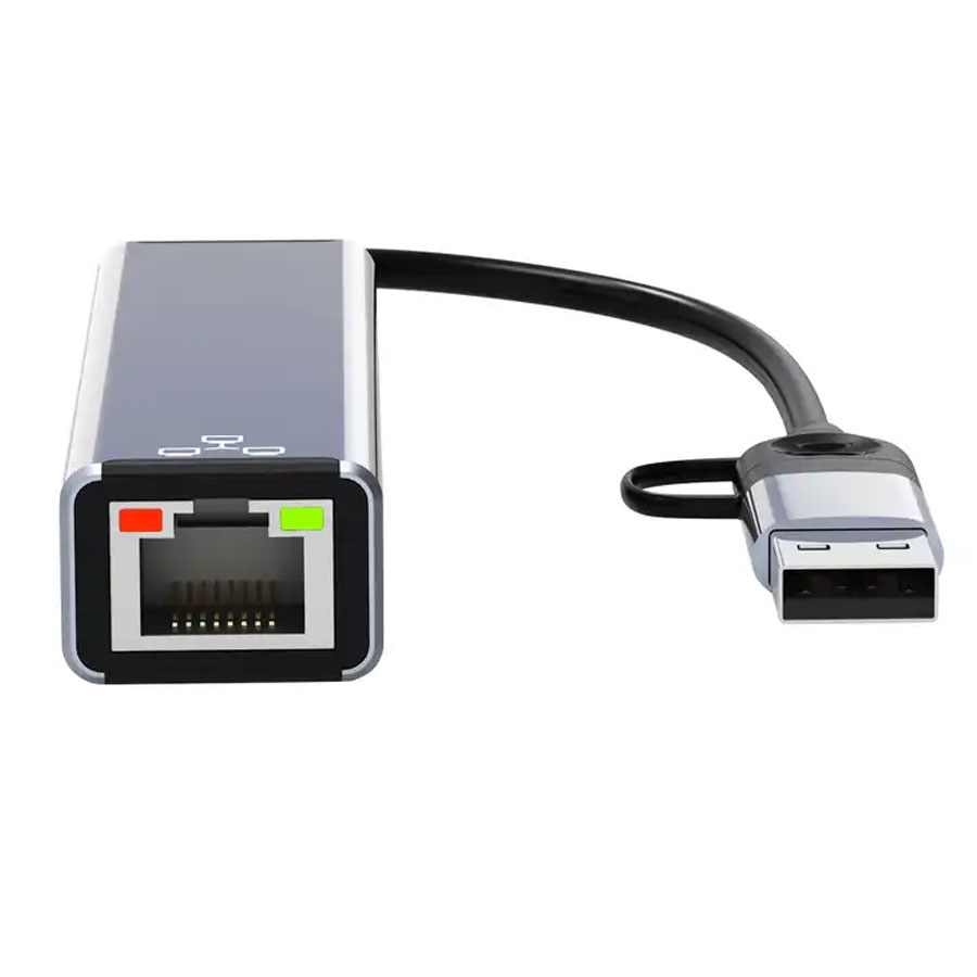HC-78 2 U 1 4 PRIKLJUČKA USB-C/USB A PRIKLJUČNA STANICA S ETHERNETOM 100MBS