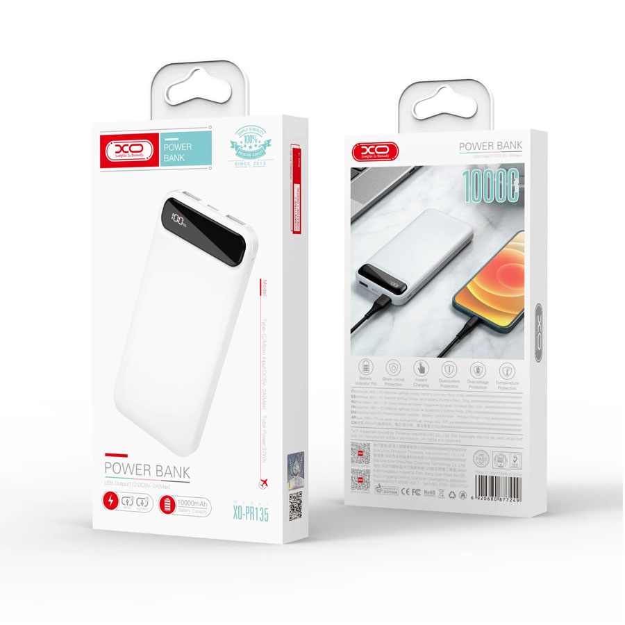 POWERBANK PR135 10000MAH CRNI