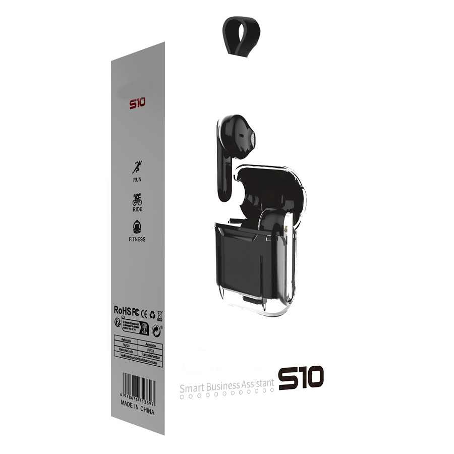 BLUETOOTH SLUSALICE AN-S10 TWS CRNE