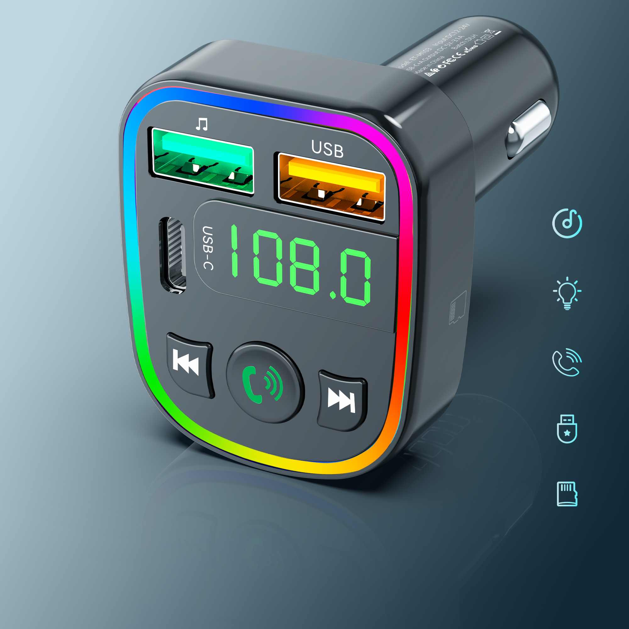 FM TRANSMITER ET-M103 EARLDOM