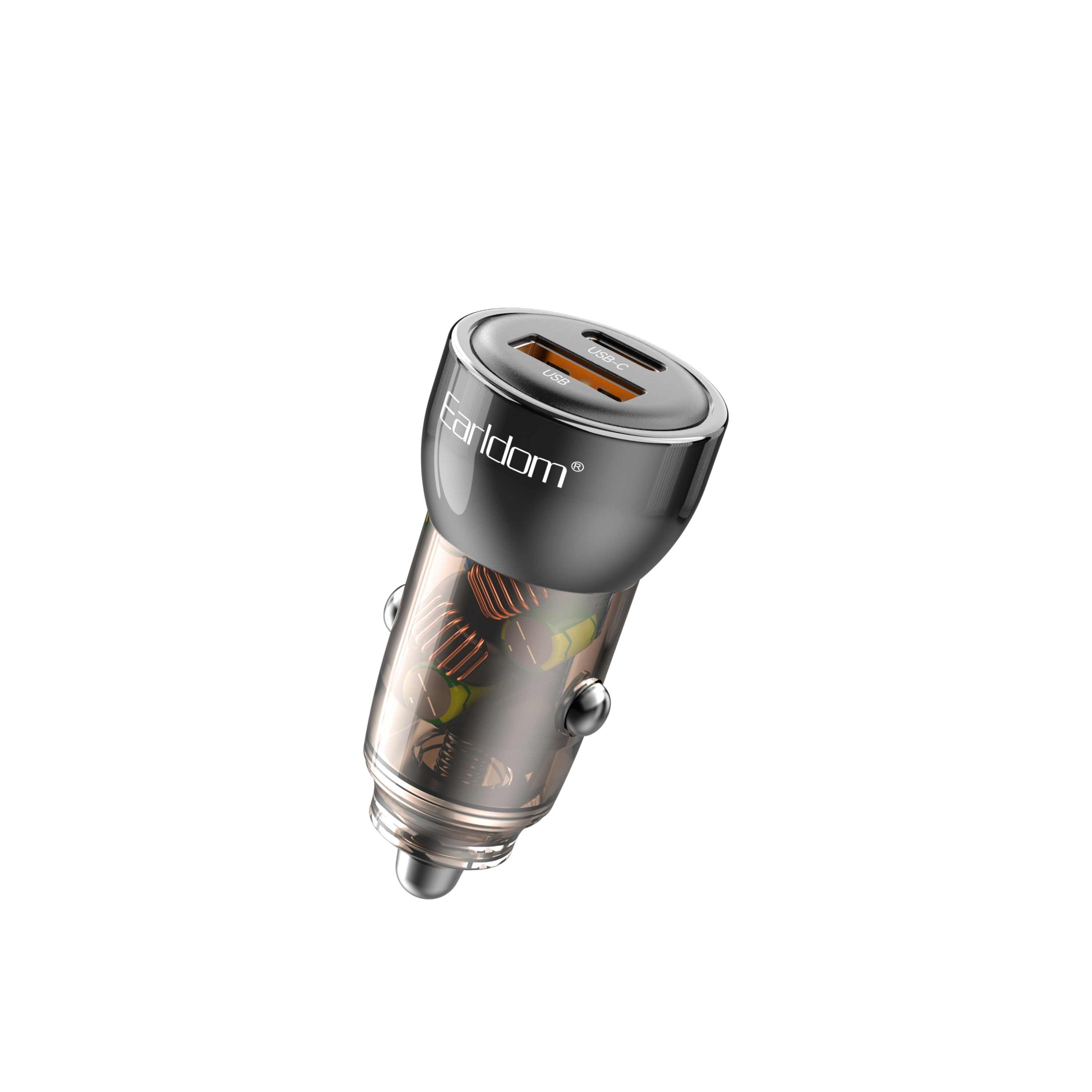 AUTO PUNJAC ES-CC31 USB+PD 30W CRNI EARLDOM