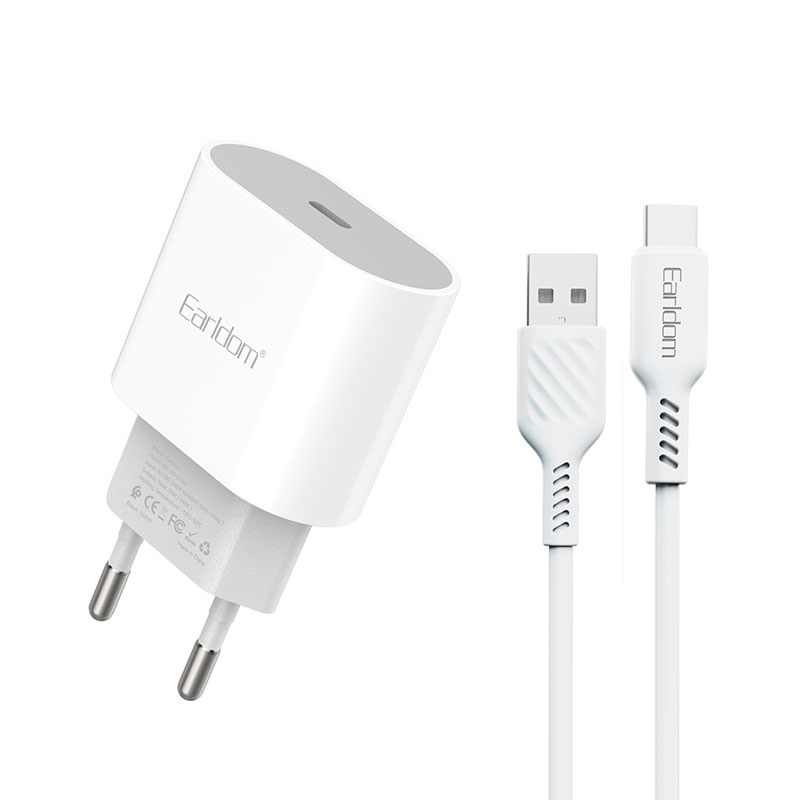 KUCNI PUNJAC ES-EU42 20W PD TIP-C NA TIP-C BIJELI