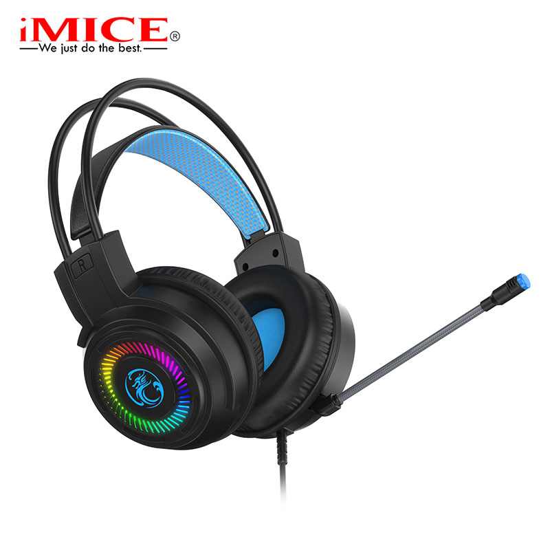 GAMING SLUSALICE HD-480 3,5MM+USB+RAINBOW BLACKLIGHT IMICE