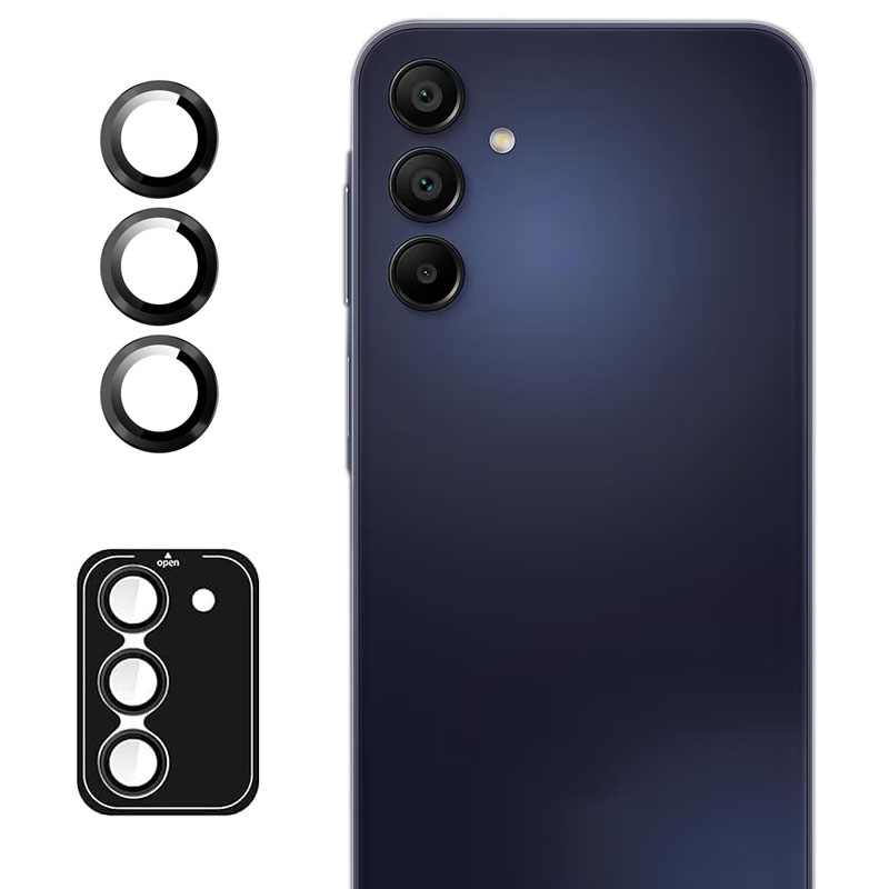 POSITIONER STAKLO KAMERE METAL SAMSUNG A15 CRNI