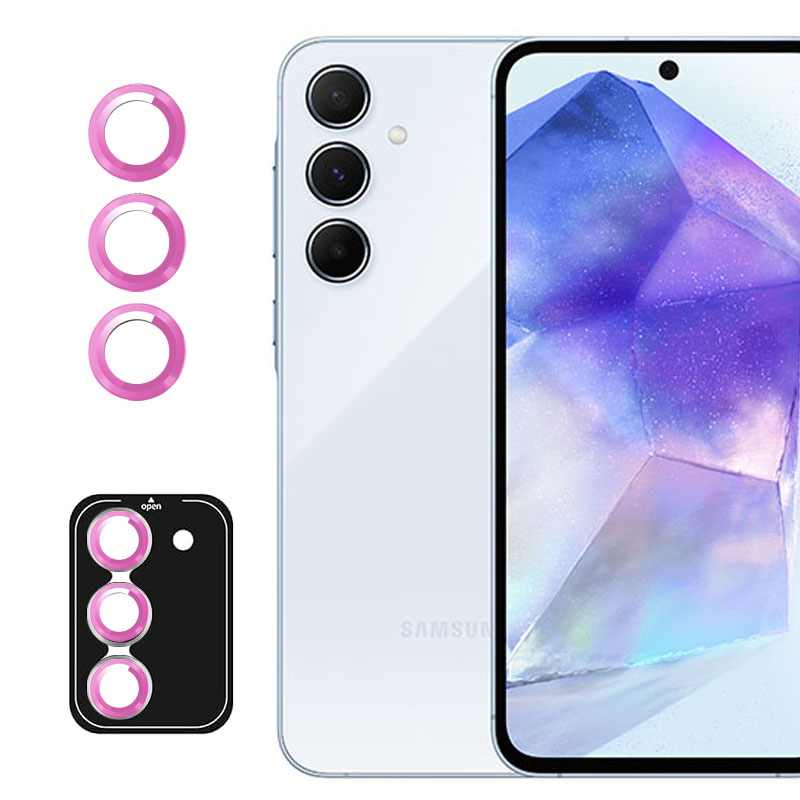 POSITIONER STAKLO KAMERE METAL SAMSUNG A55 PINK