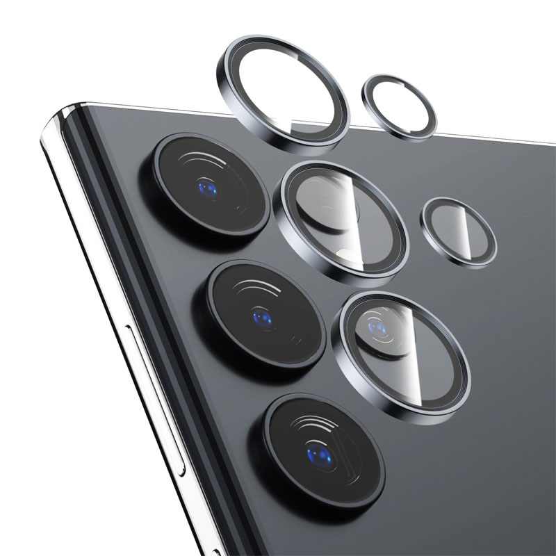 POSITIONER STAKLO KAMERE METAL SAMSUNG S24 ULTRA CRNI
