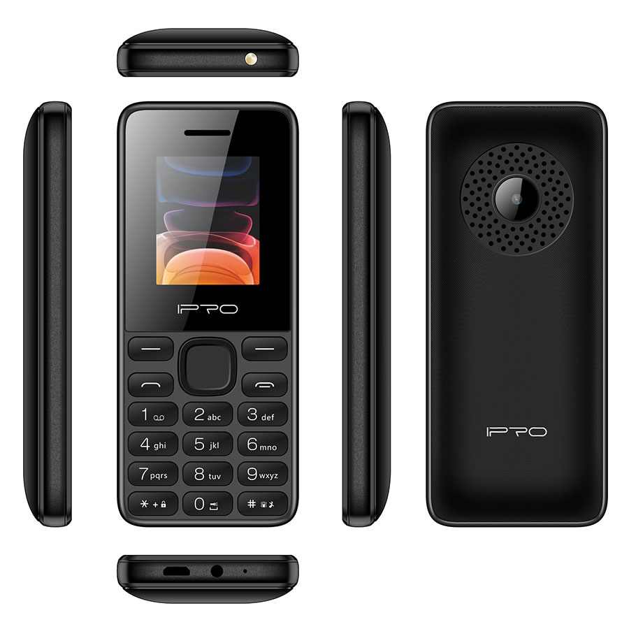 IPRO A1 MINI MOBILNI TELEFON SA TIPKAMA 2G CRNI