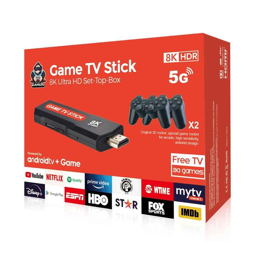ANDROID TV + GAME TV STICK - 8K ULTRA HD SET-TOP-BOX