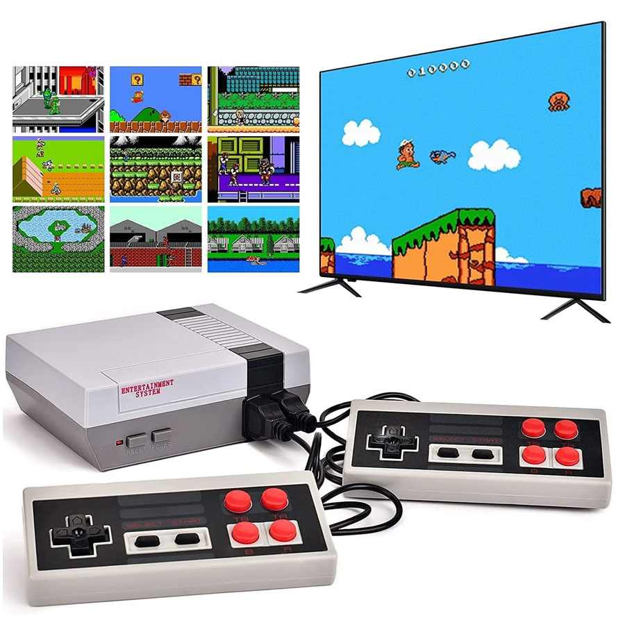 MINI RETRO KONZOLA - NINTENDO 620 UGRADJENIH KLASICNIH IGRICA S KONTROLEROM