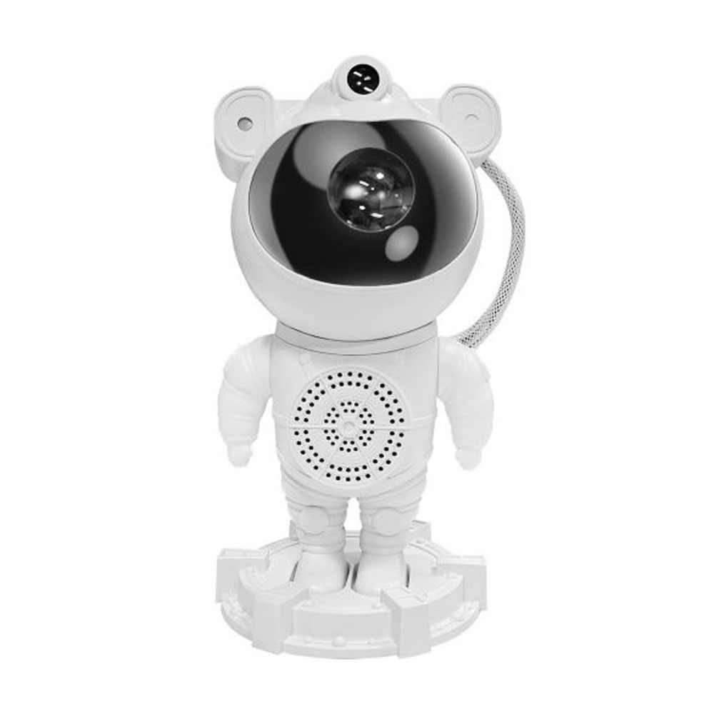 ST-02 ASTRONAUT BLUETOOTH LAMPA SA PROJEKCIJOM ZVIJEZDA BIJELA