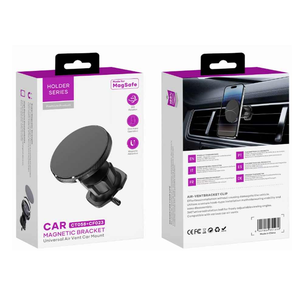 AIR VENT DRZAC CAR MAGNETIC BRACKER CT058+CF023