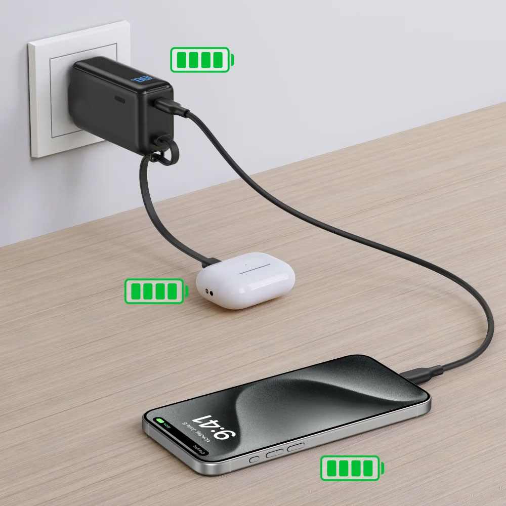 ADAPTER POWERBANK 2U1 5000MAH PLATOON