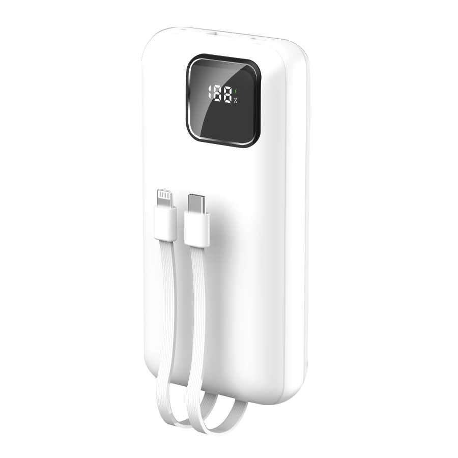 POWERBANK AN-005 10000MAH PD22,5W KABAL 2U1 ANKA BIJELI