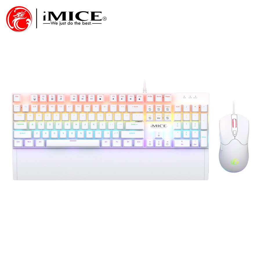 MEHANICKA TASTATURA I MIS KOMBO MK-X10 BIJELI IMICE