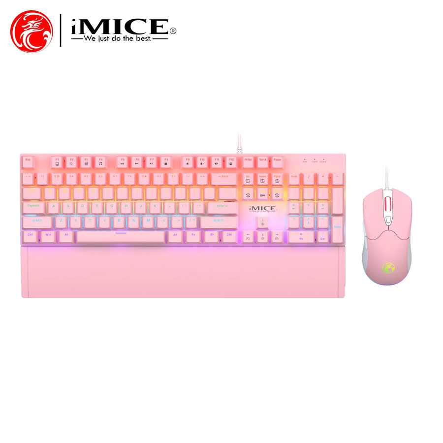 MEHANICKA TASTATURA I MIS KOMBO MK-X10 PINK IMICE