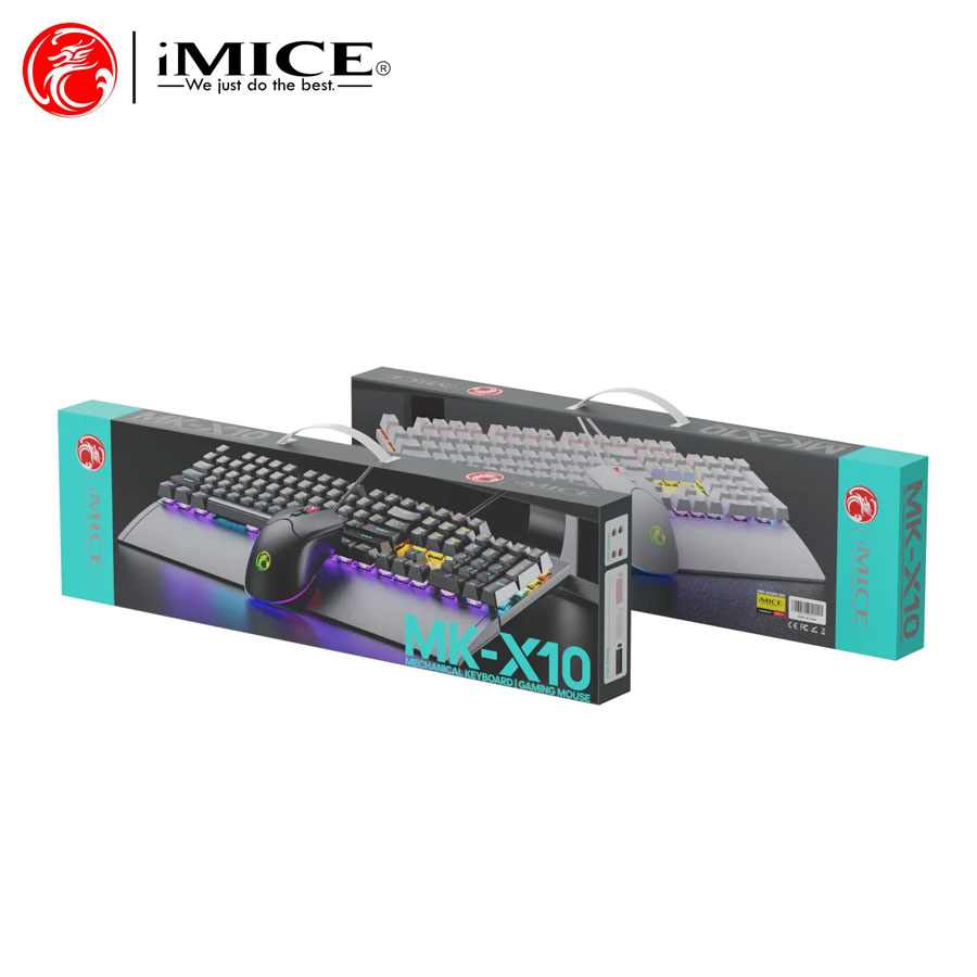 MEHANICKA TASTATURA I MIS KOMBO MK-X10 PINK IMICE