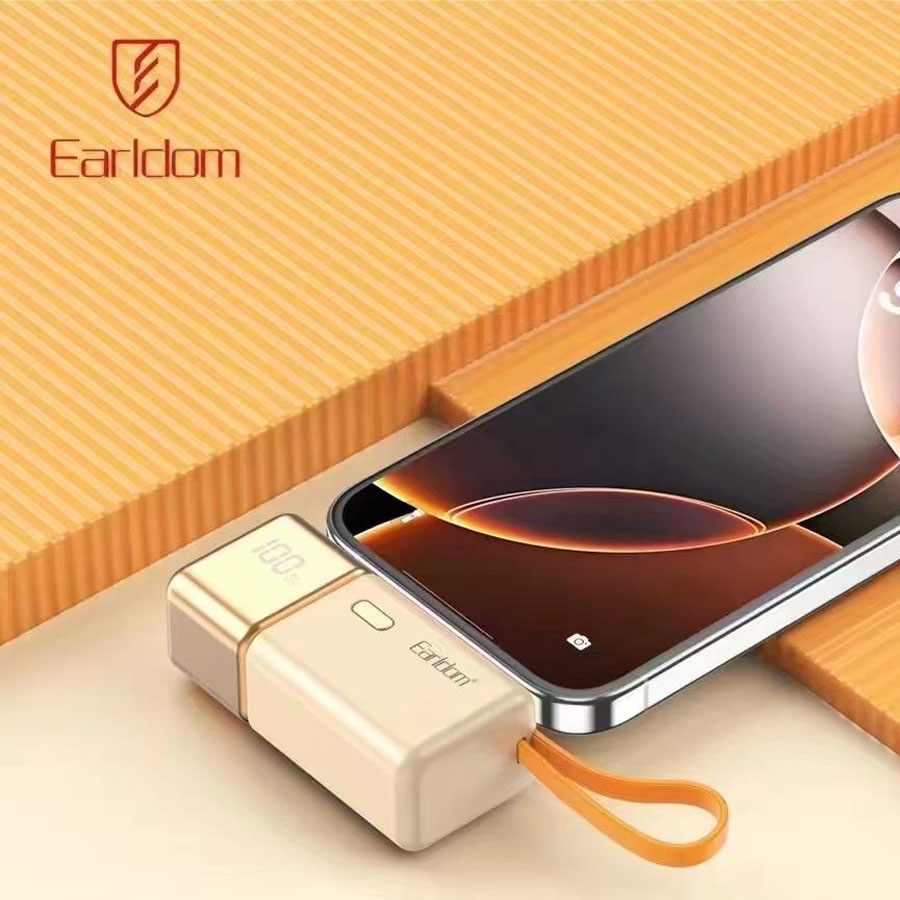 MINI POWER BANK 2IN1 GOLD BAR 5000mAH PD47 PD22,5W EARLDOM