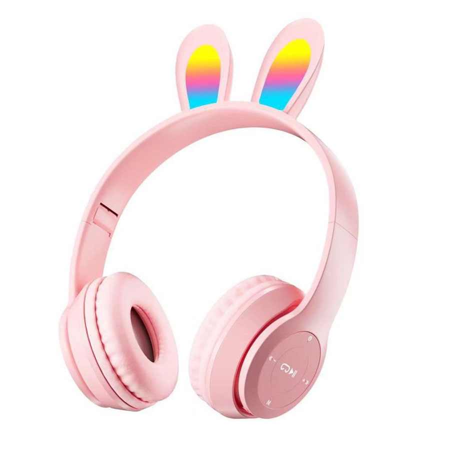 BUNNY EARS BLUETOOTH SLUSALICE P47R PINK