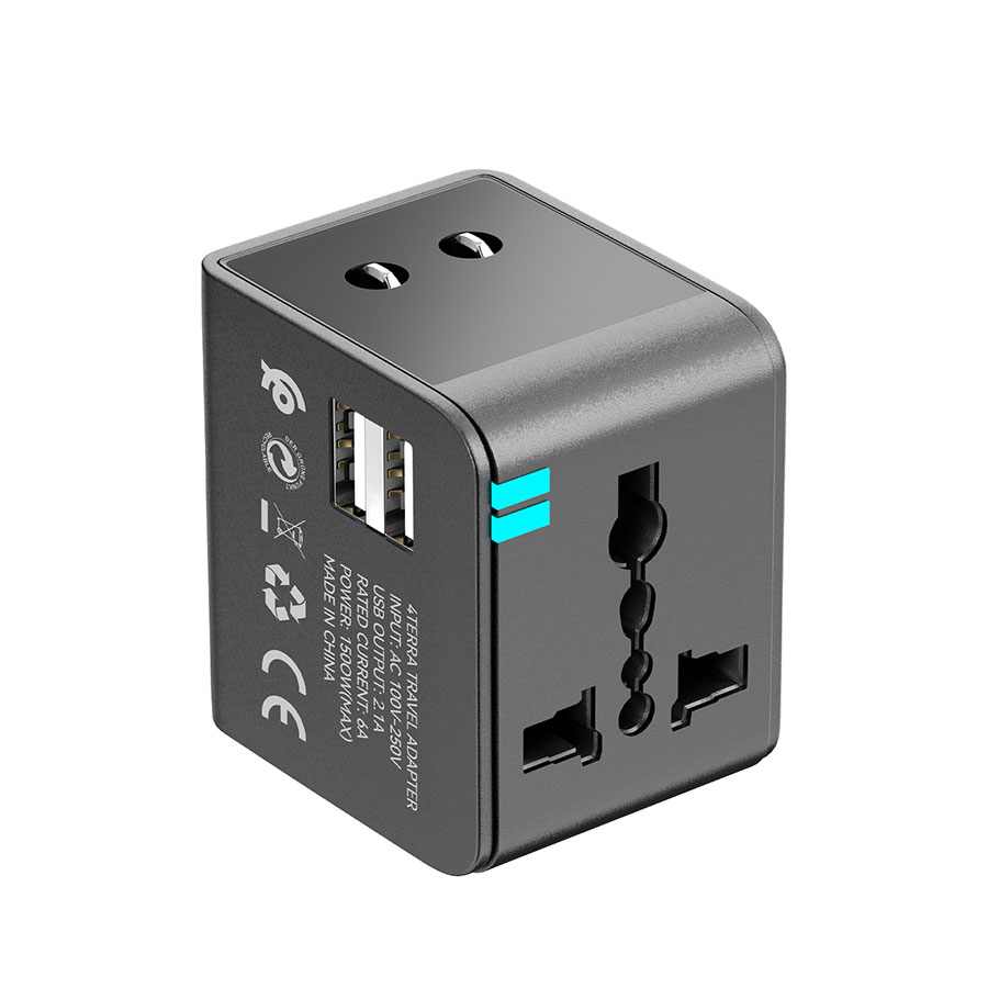 UNIVERZALNI ADAPTER ZA PUNJENJE ES-LC18 1500W 2USB EARLDOM